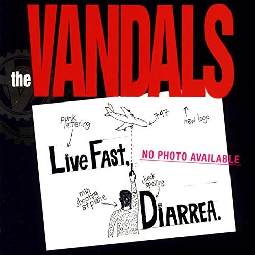 THE VANDALS 'LIVE FAST DIARRHEA' LP - GREEN