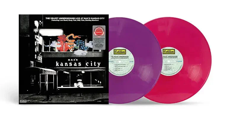 THE VELVET UNDERGROUND 'LIVE AT MAX'S KANSAS CITY: EXPANDED VERSION' 2LP - PURPLE/MAGENTA