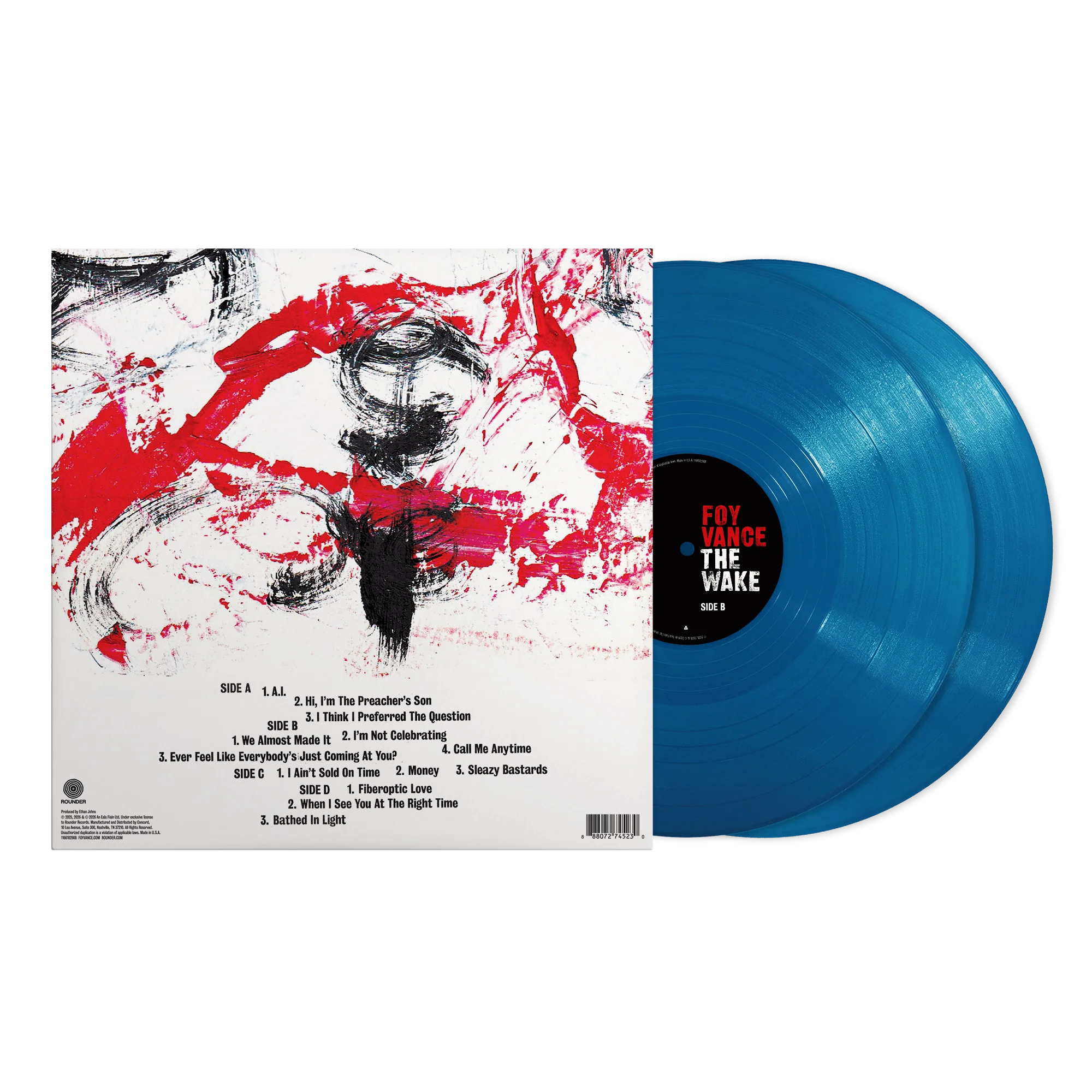 FOY VANCE 'THE WAKE' 2LP (Bathed In Blue Vinyl) - Image 2