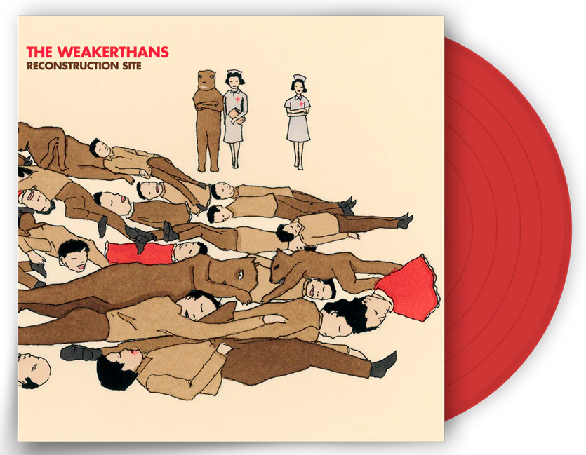THE WEAKERTHANS 'RECONSTRUCTION SITE' LP - EXCLUSIVE - LTD.300 - TRANSLUCENT RUBY RED