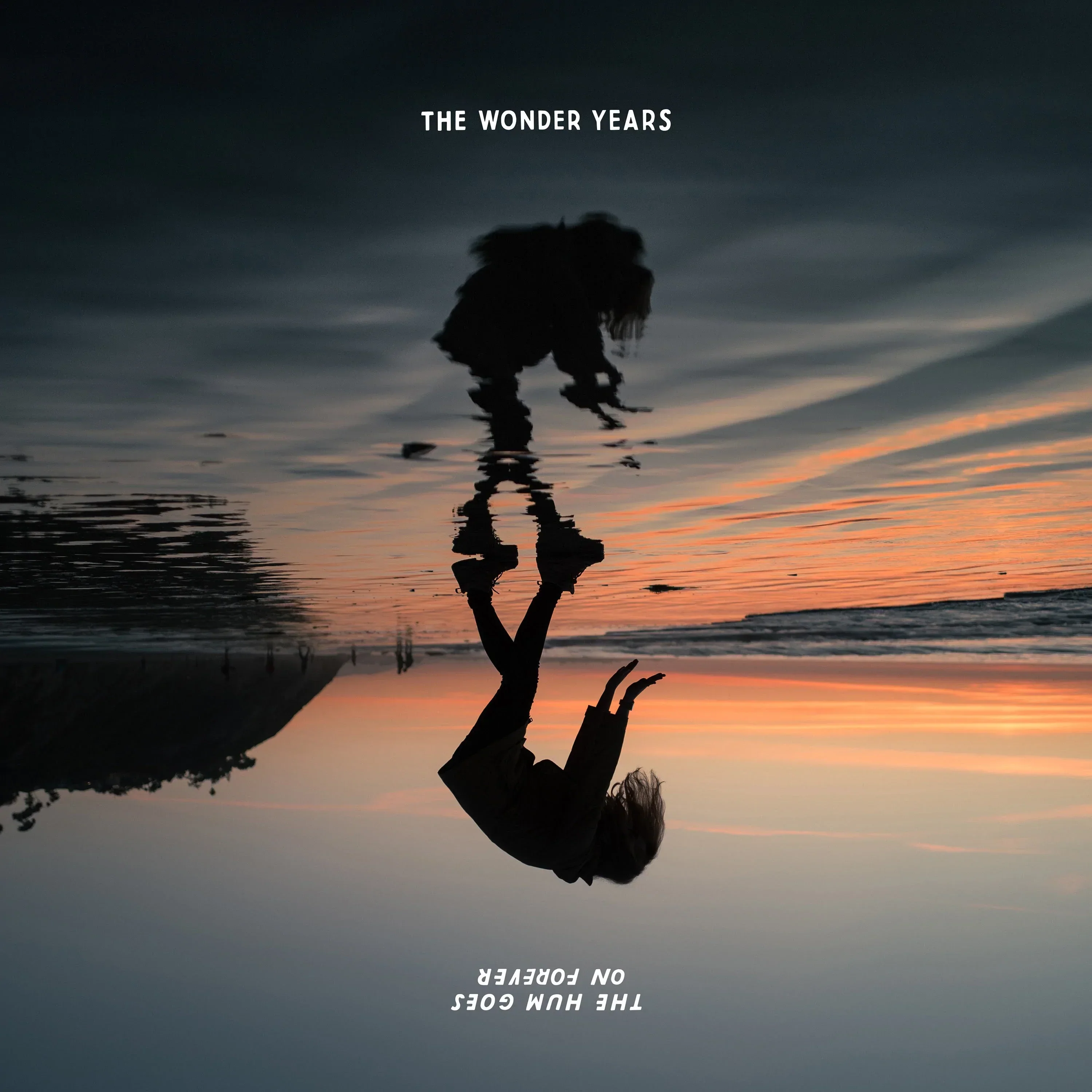 THE WONDER YEARS 'THE HUM GOES ON FOREVER' LP - LTD. 300 - ORANGE/BONE/BLUE SWIRL - Image 2
