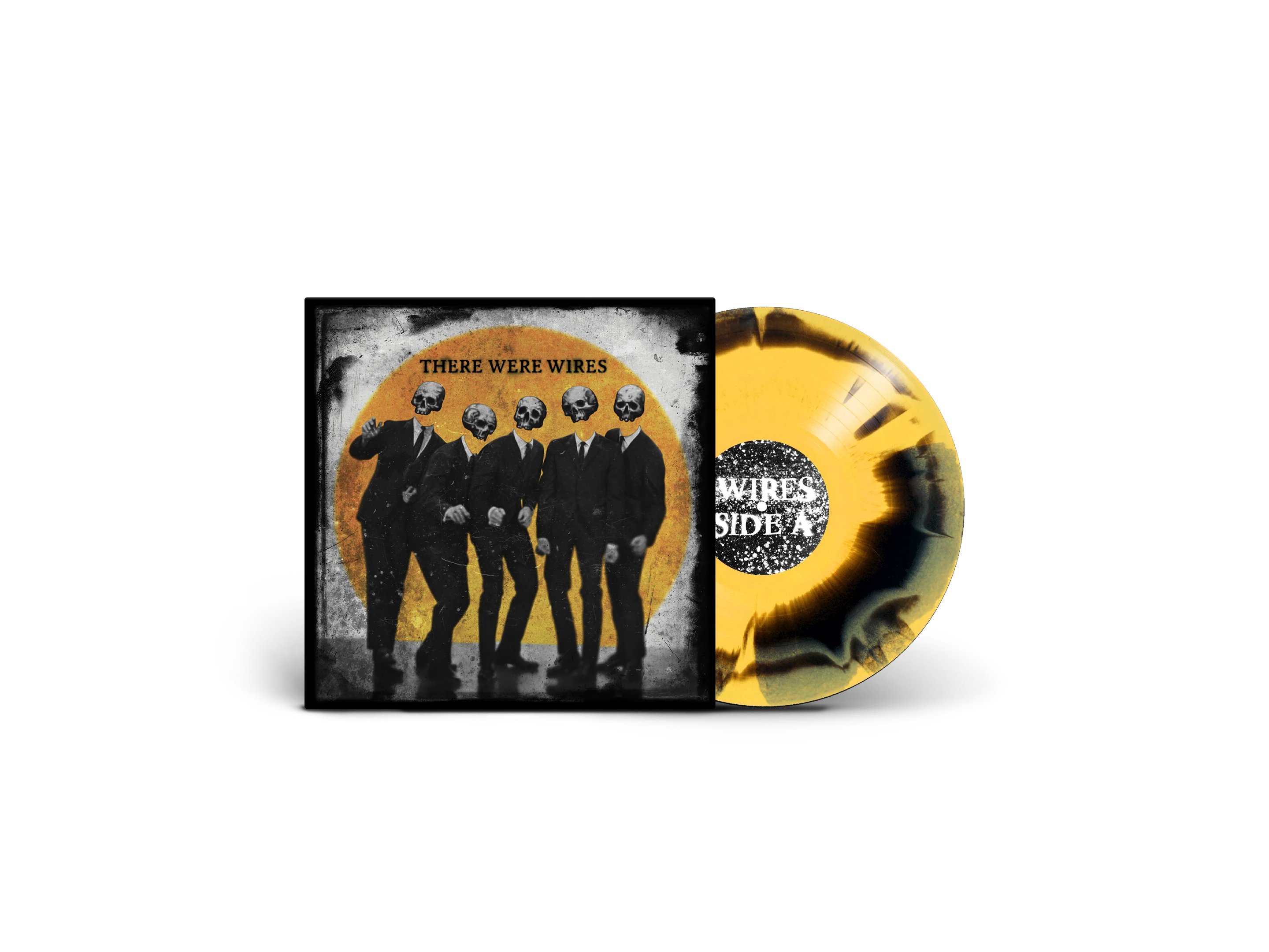 THERE WERE WIRES 'THERE WERE WIRES' LP - YELLOW/BLACK MOON