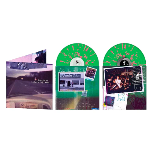 THESE ARMS ARE SNAKES 'DUCT TAPE & SHIVERING CROWS' 2LP - TRANSLUCENT GREEN/OPAQUE PINK SPLATTER - Image 2