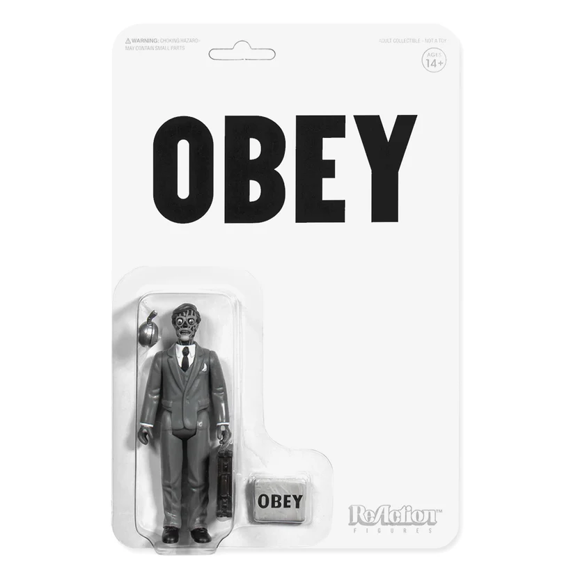 THEY LIVE REACTION FIGURE - MALE GHOUL - BLACK/WHITE - Image 2