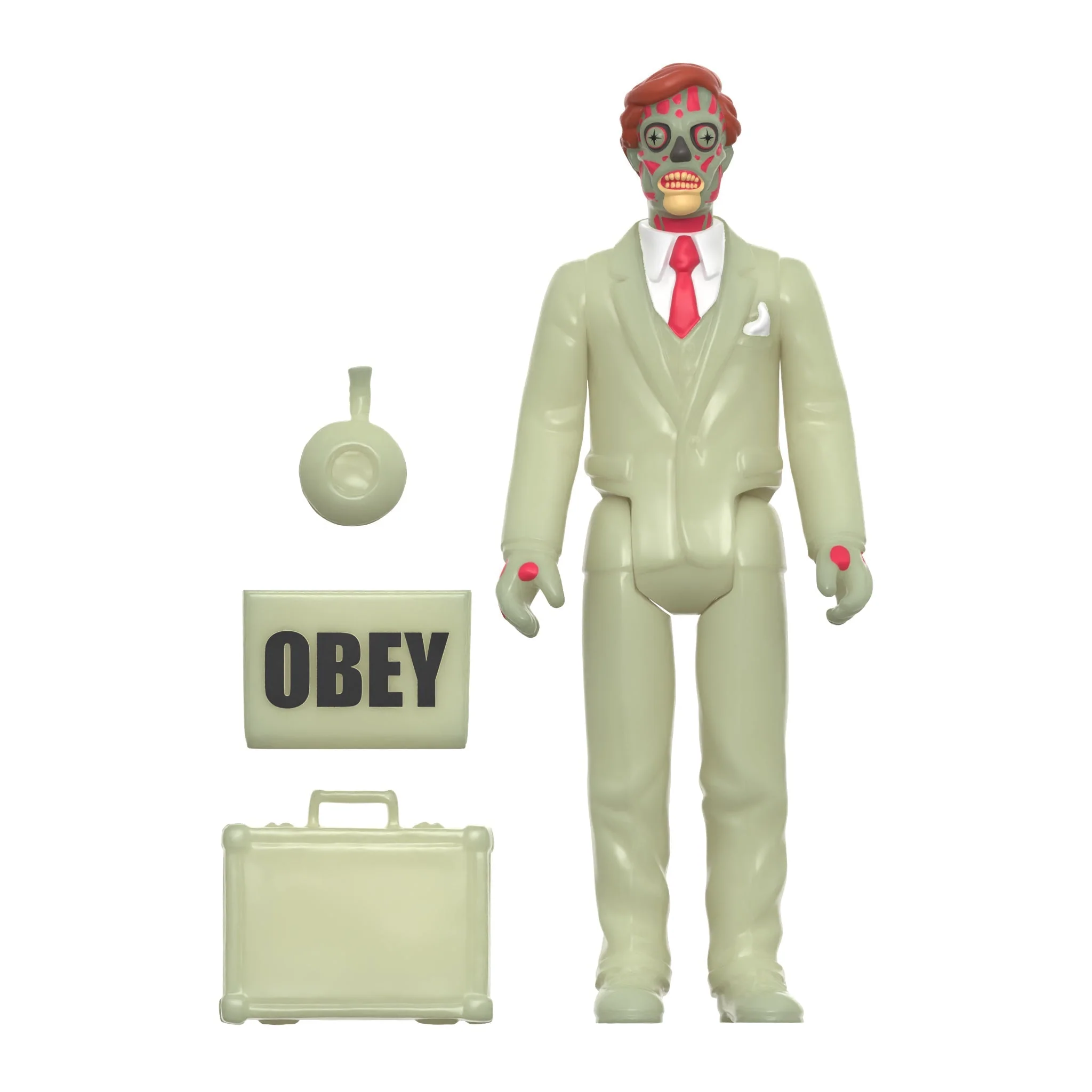 THEY LIVE REACTION WAVE 2 FIGURE - MALE GHOUL - GLOW - Image 2