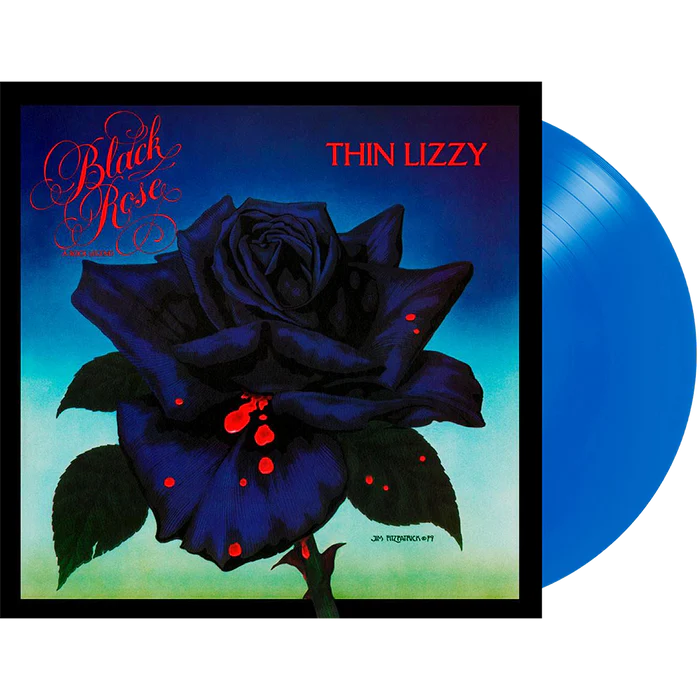 THIN LIZZY 'BLACK ROSE - A ROCK LEGEND' LP - TRANSLUCENT BLUE