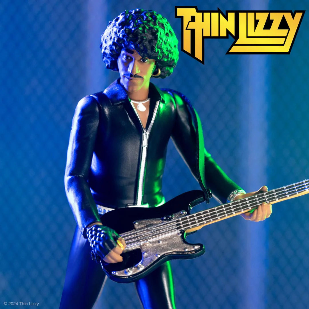 THIN LIZZY PHIL LYNOTT (BLACK LEATHER) REACTION FIGURE - Image 4
