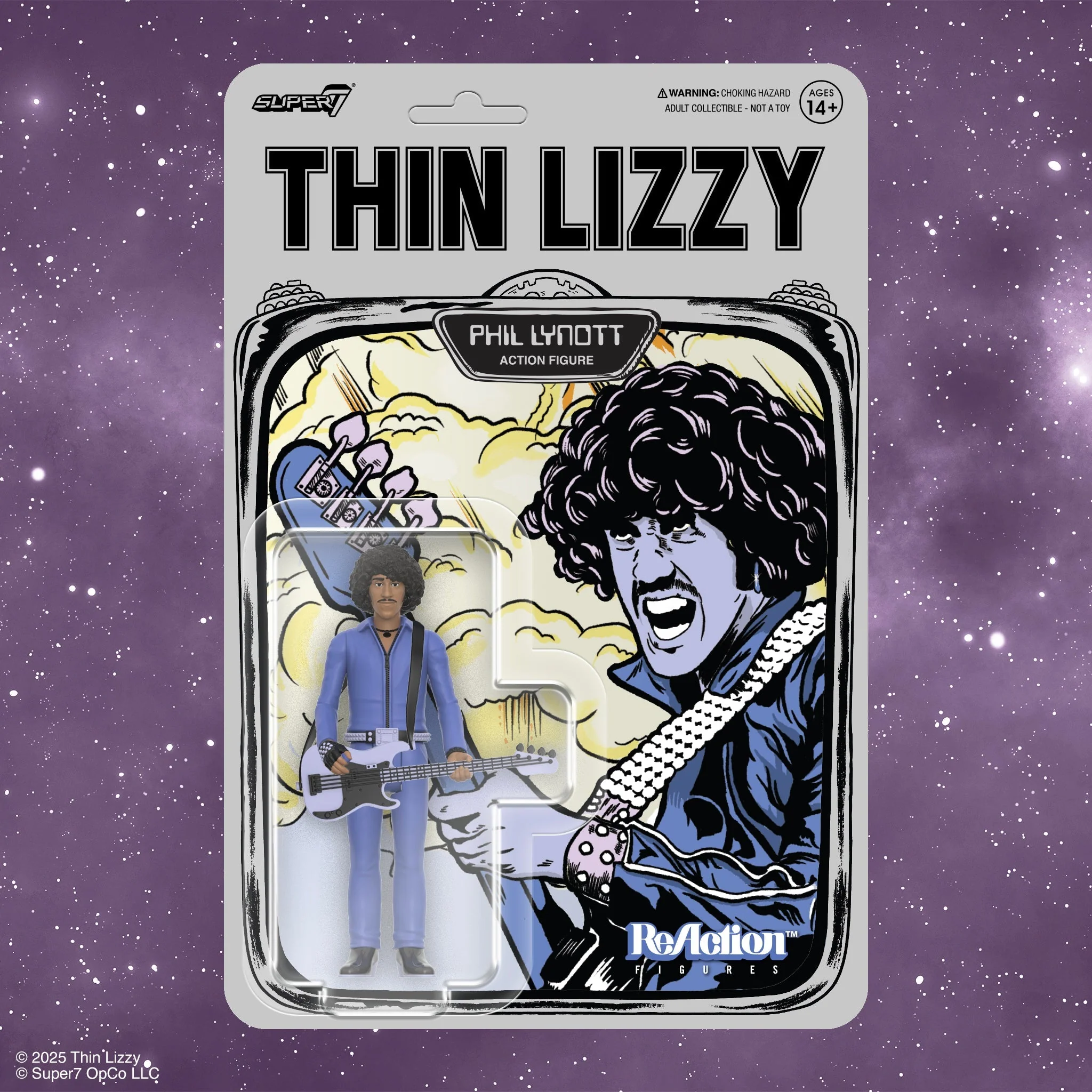 THIN LIZZY PHIL LYNOTT (JAILBREAK) REACTION FIGURE WAVE 2 - Image 5