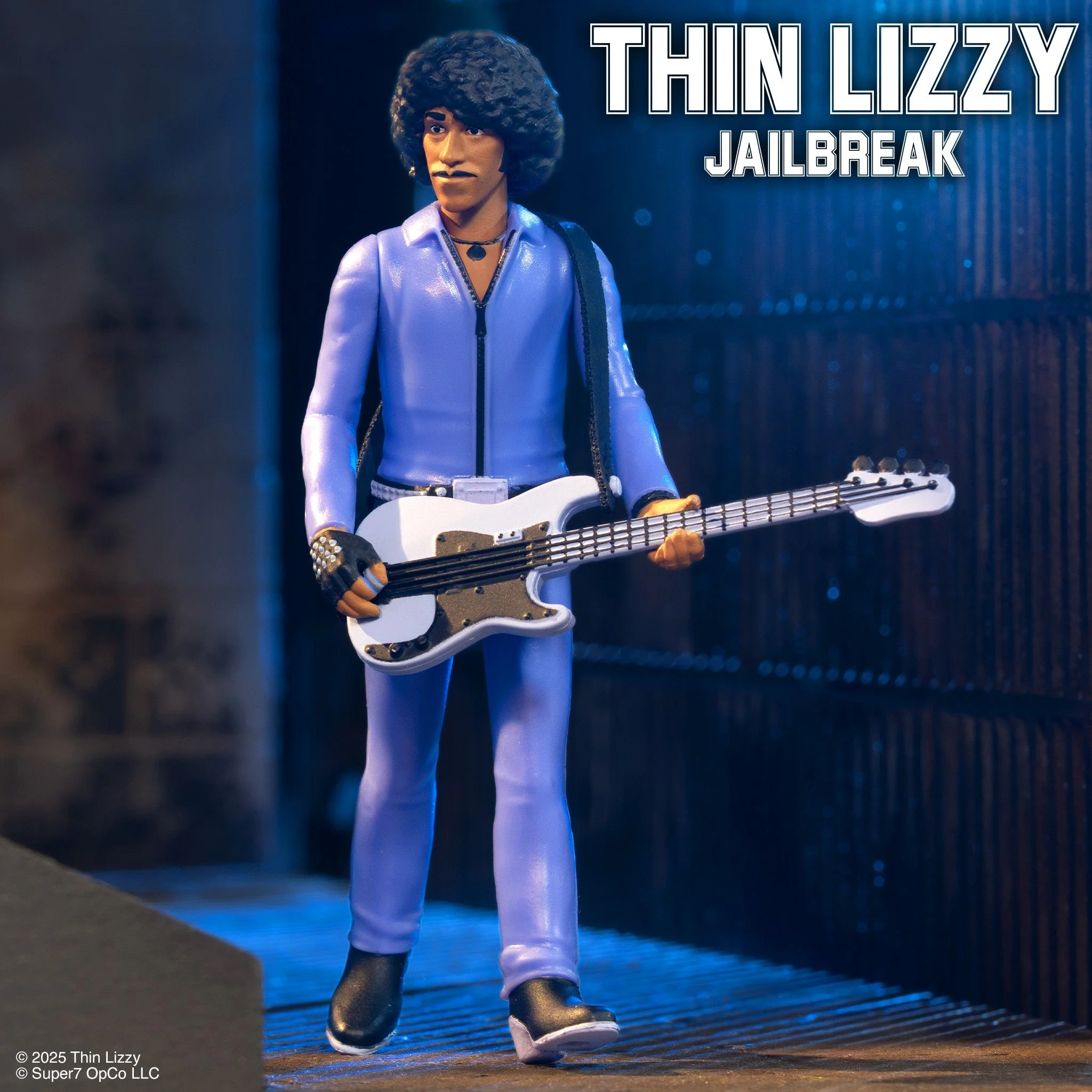 THIN LIZZY PHIL LYNOTT (JAILBREAK) REACTION FIGURE WAVE 2 - Image 6