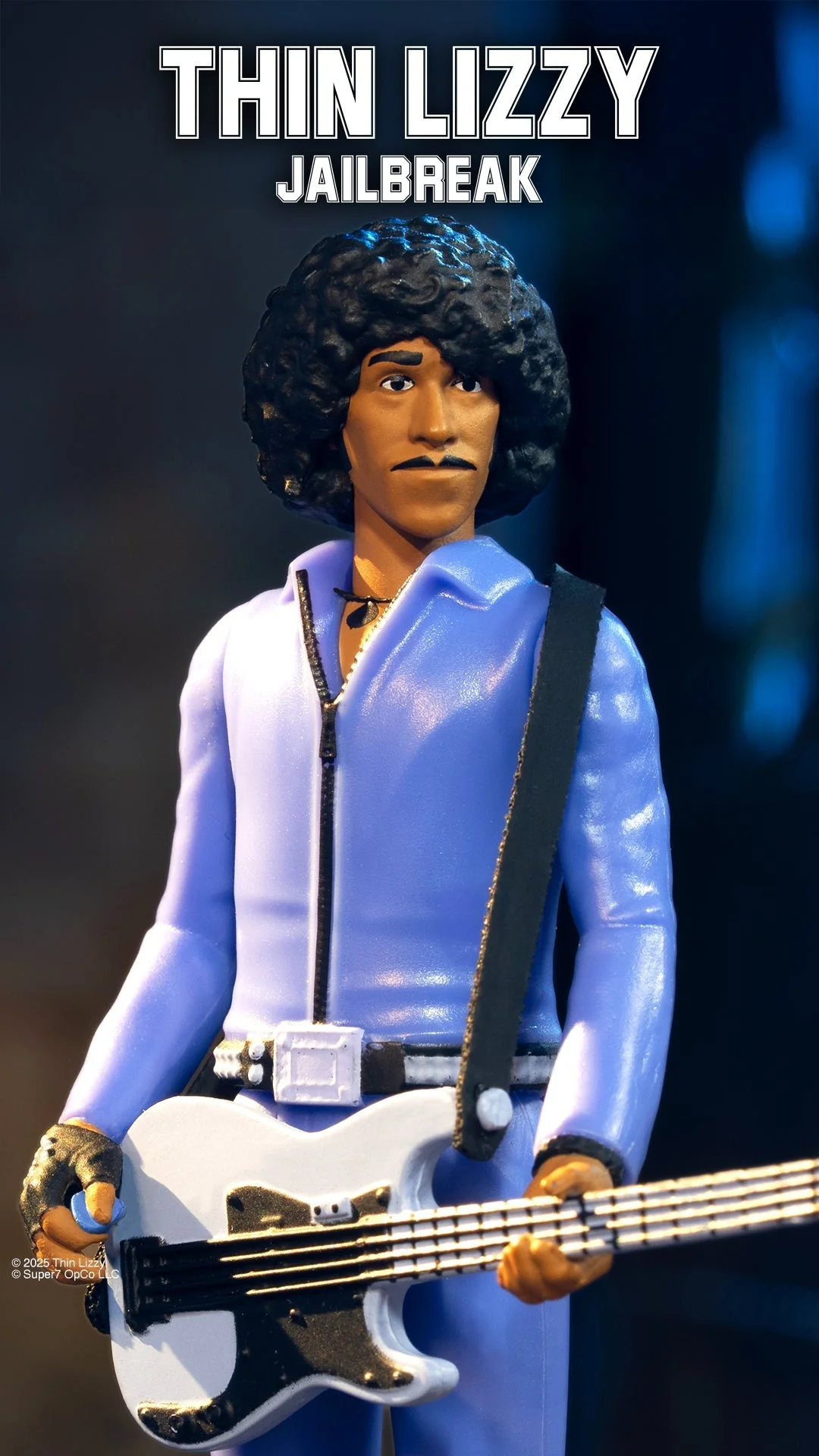 THIN LIZZY PHIL LYNOTT (JAILBREAK) REACTION FIGURE WAVE 2 - Image 8