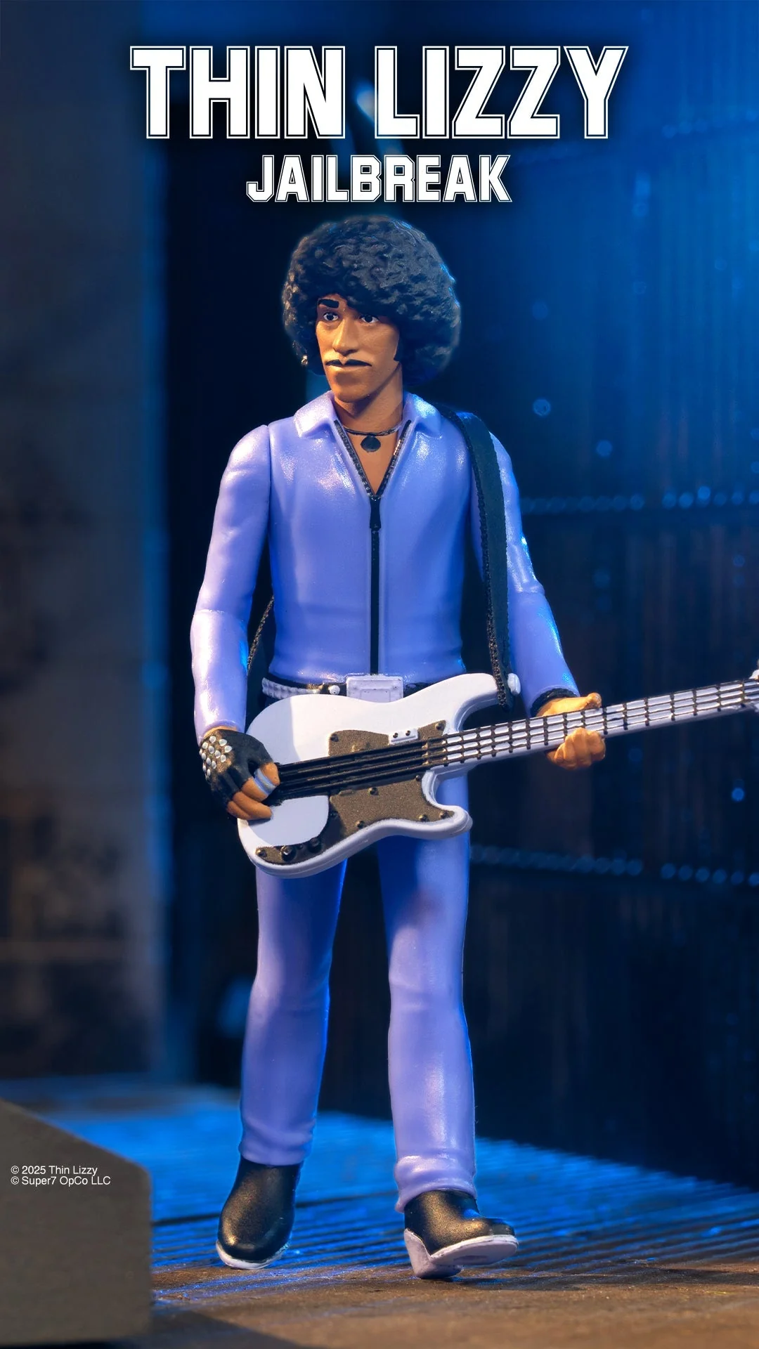THIN LIZZY PHIL LYNOTT (JAILBREAK) REACTION FIGURE WAVE 2 - Image 9
