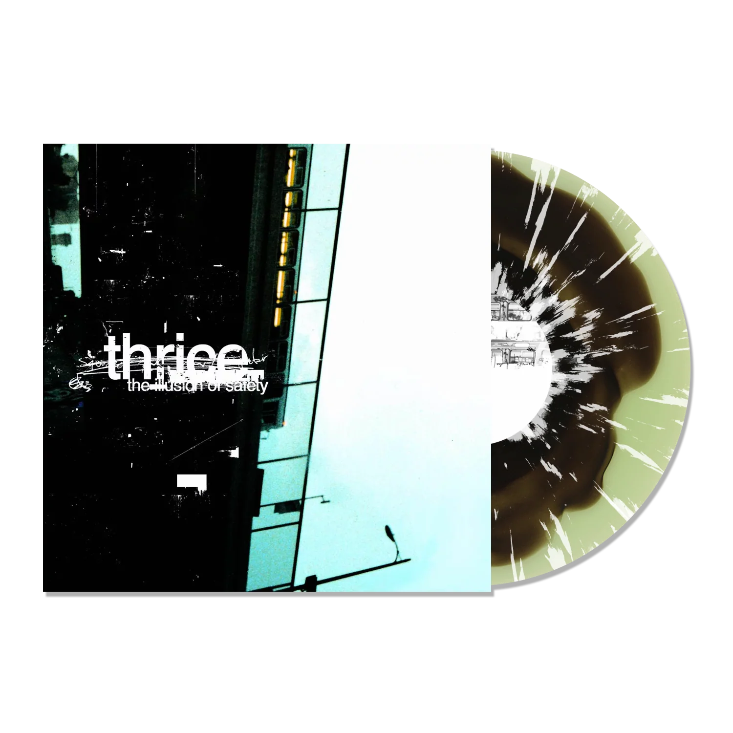 THRICE ‘THE ILLUSION OF SAFETY’ 20TH ANNIVERSARY LP - LTD. - COKE BOTTLE CLEAR/BLACK BLOB/WHITE SPLATTER