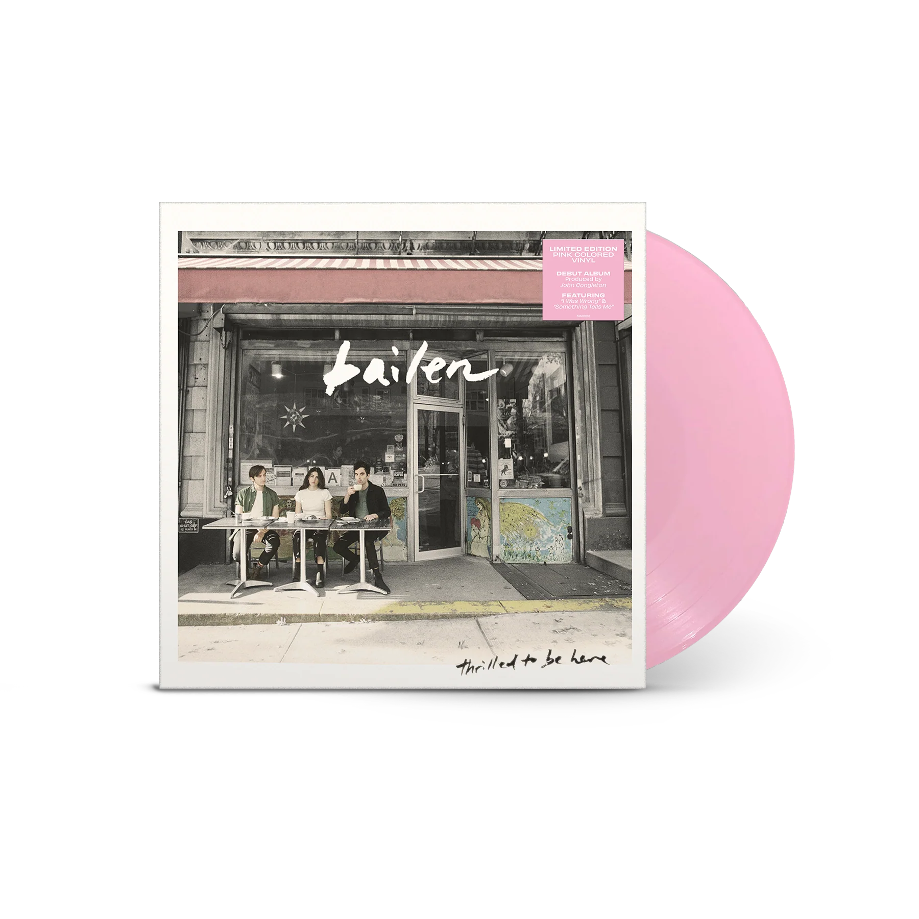 BAILEN 'THRILLED TO BE HERE' LP (Baby Pink Vinyl)