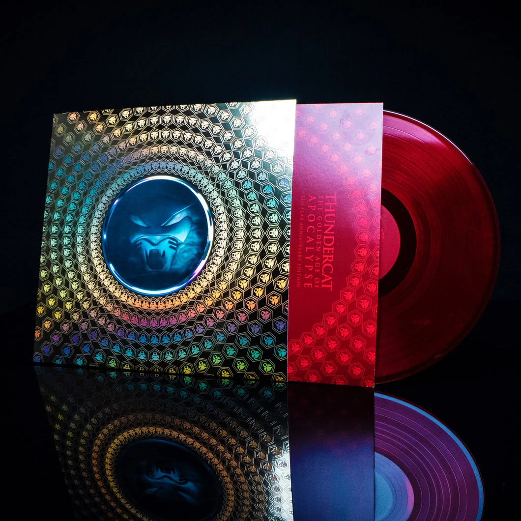 THUNDERCAT 'THE GOLDEN AGE OF APOCALYPSE' 10TH ANNIVERSARY EDITION LP - TRANSLUCENT RED