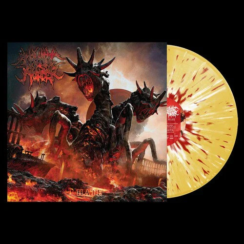 THY ART IS MURDER 'HATE' LP - YELLOW/RED/WHITE SPLATTER