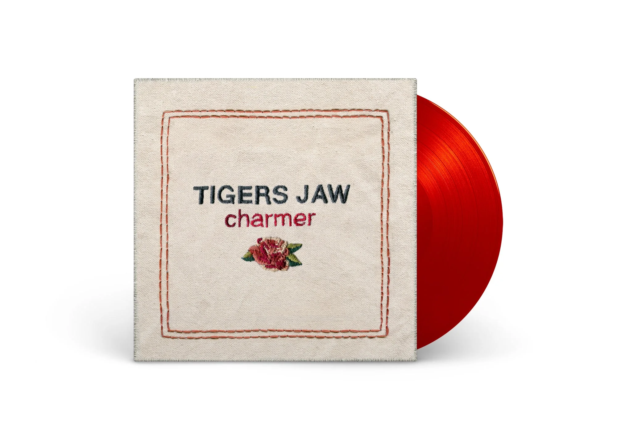 TIGERS JAW ‘CHARMER’ LIMITED EDITION APPLE RED LP – ONLY 300 MADE