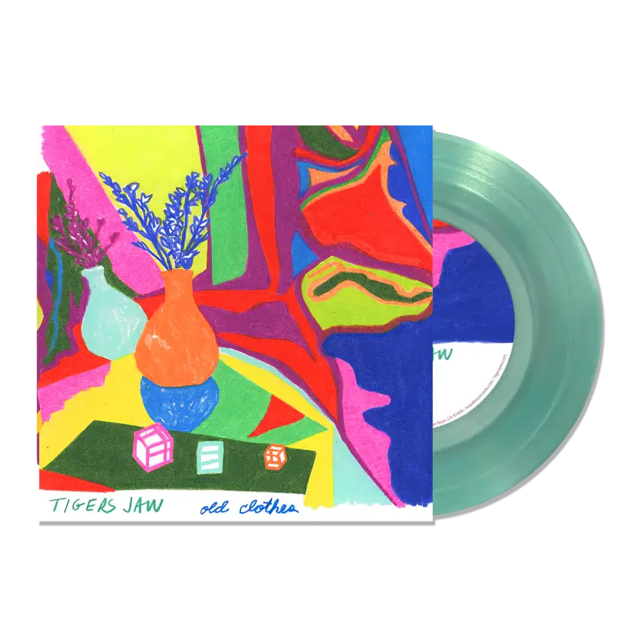 TIGERS JAW ‘OLD CLOTHES’ 7" (Limited Edition – Only 300 Made, Coke Bottle Clear 7" Vinyl) - Image 2