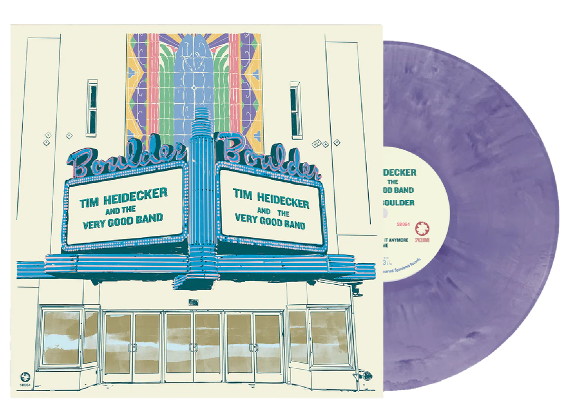 TIM HEIDECKER & THE VERY GOOD BAND (LIVE IN BOULDER) LP - LIGHT PURPLE BLAST
