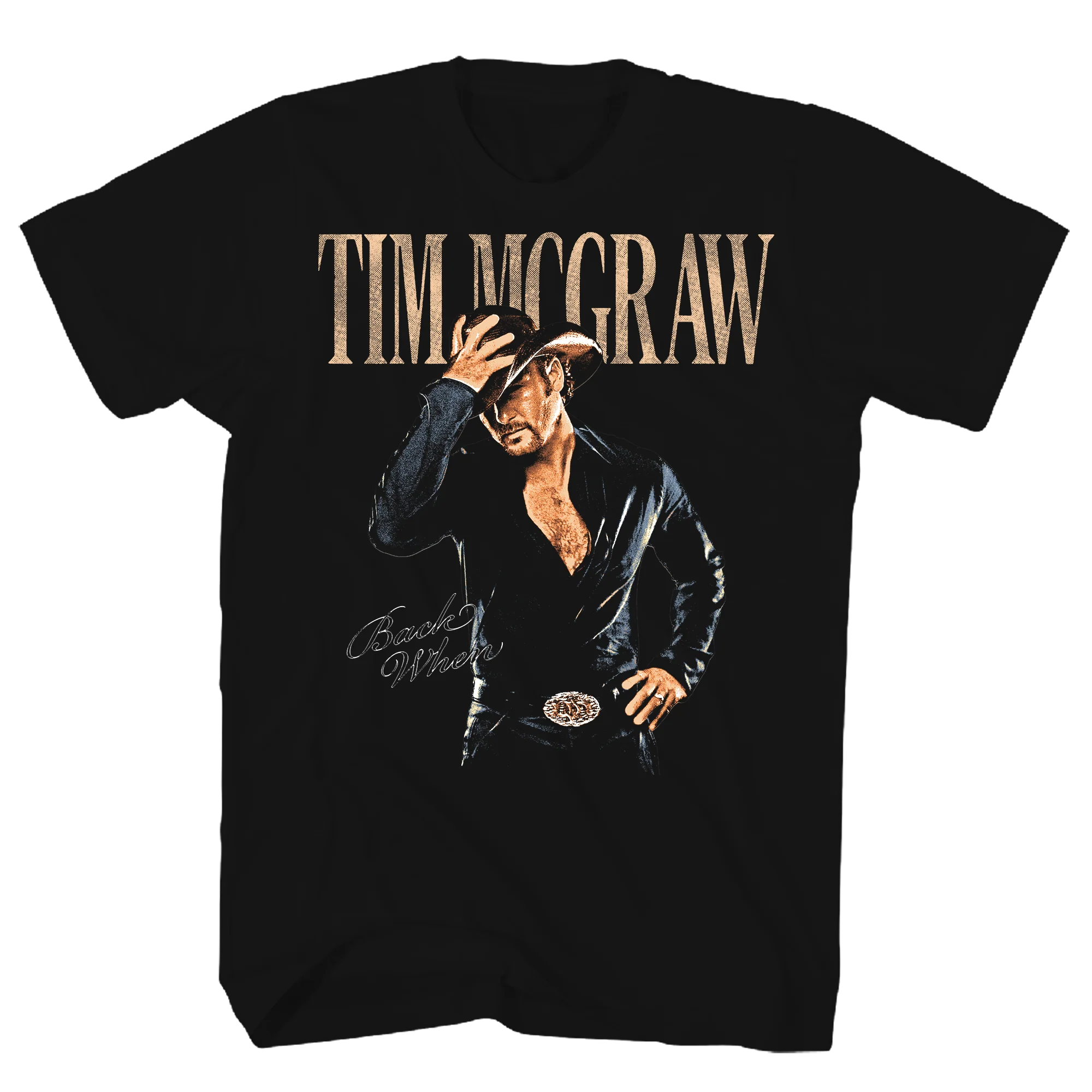 TIM MCGRAW BACK WHEN BLACK TEE
