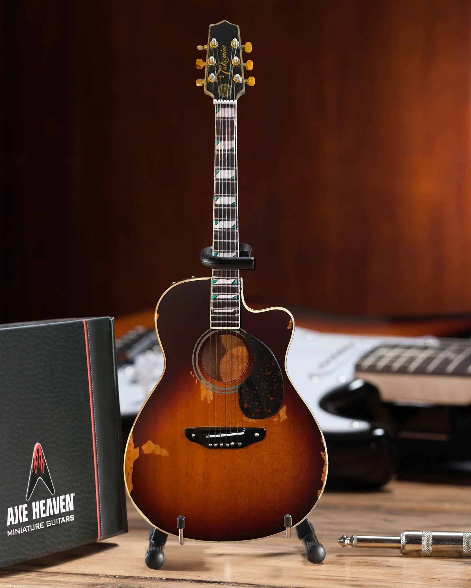 TOBY KEITH SIGNATURE SUNBURST ACOUSTIC MINI GUITAR MODEL
