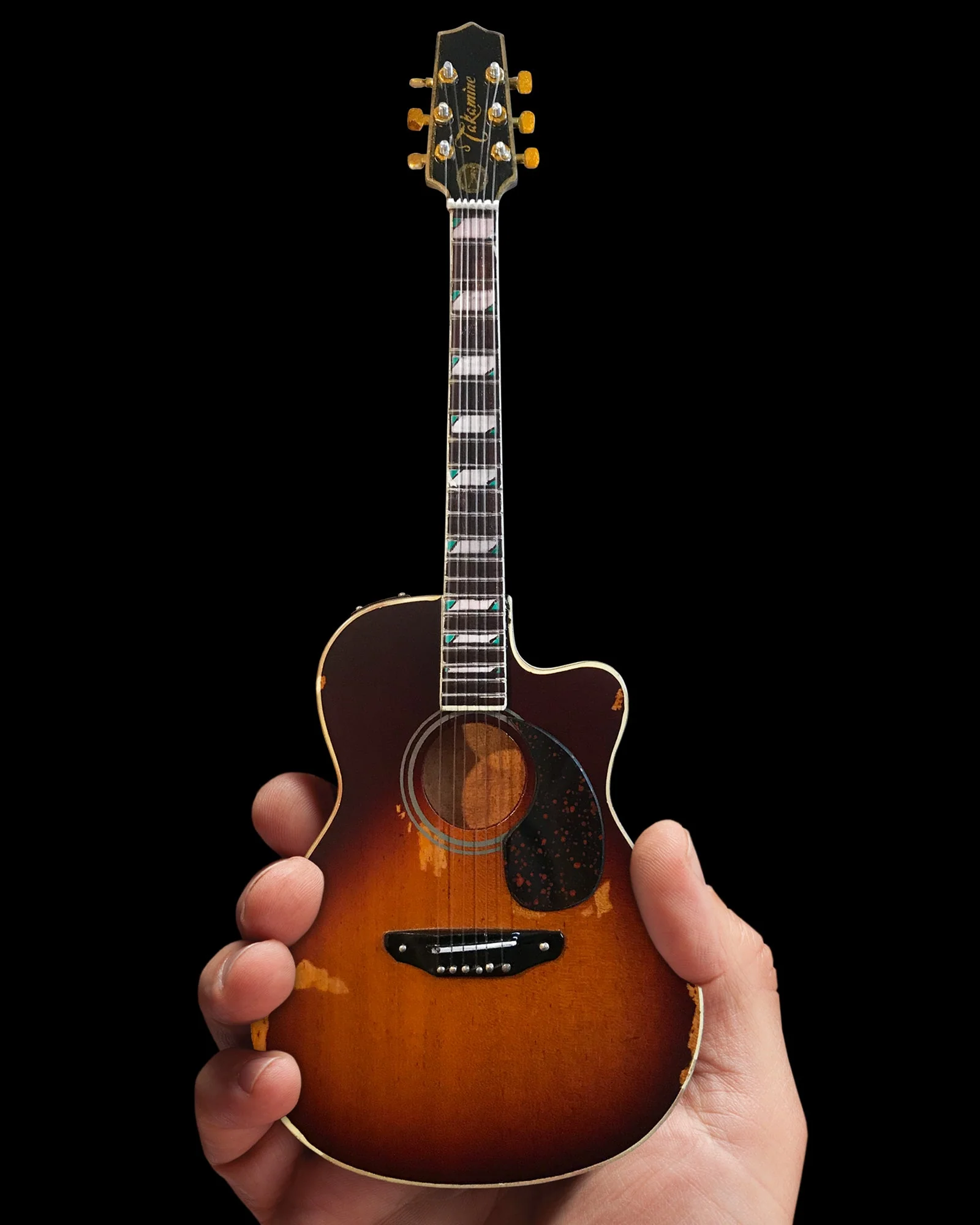 TOBY KEITH SIGNATURE SUNBURST ACOUSTIC MINI GUITAR MODEL - Image 3