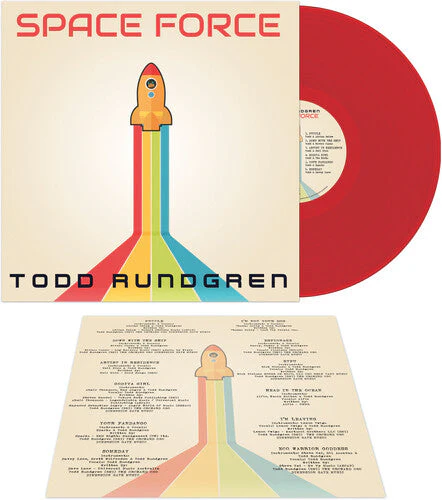 TODD RUNDGREN 'SPACE FORCE' LP - RED - Image 2