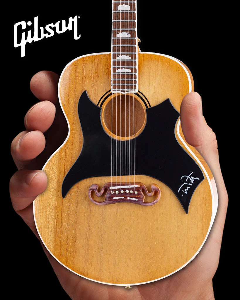 TOM PETTY - GIBSON SJ-200 WILDFLOWER MINI GUITAR - Image 2