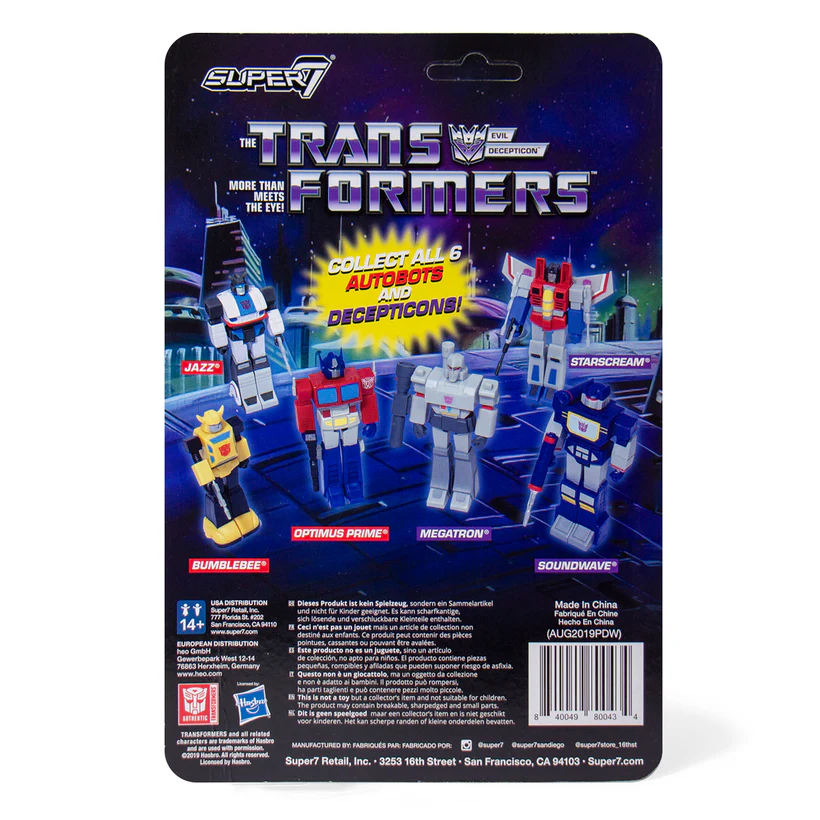 TRANSFORMERS REACTION FIGURE - OPTIMUS PRIME - Image 3