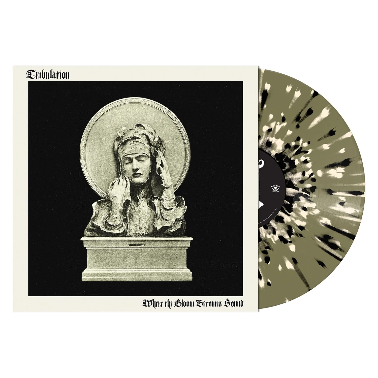 TRIBULATION 'WHERE THE GLOOM BECOMES SOUND' SWAMP GREEN WITH BONE WHITE AND BLACK SPLATTER LP