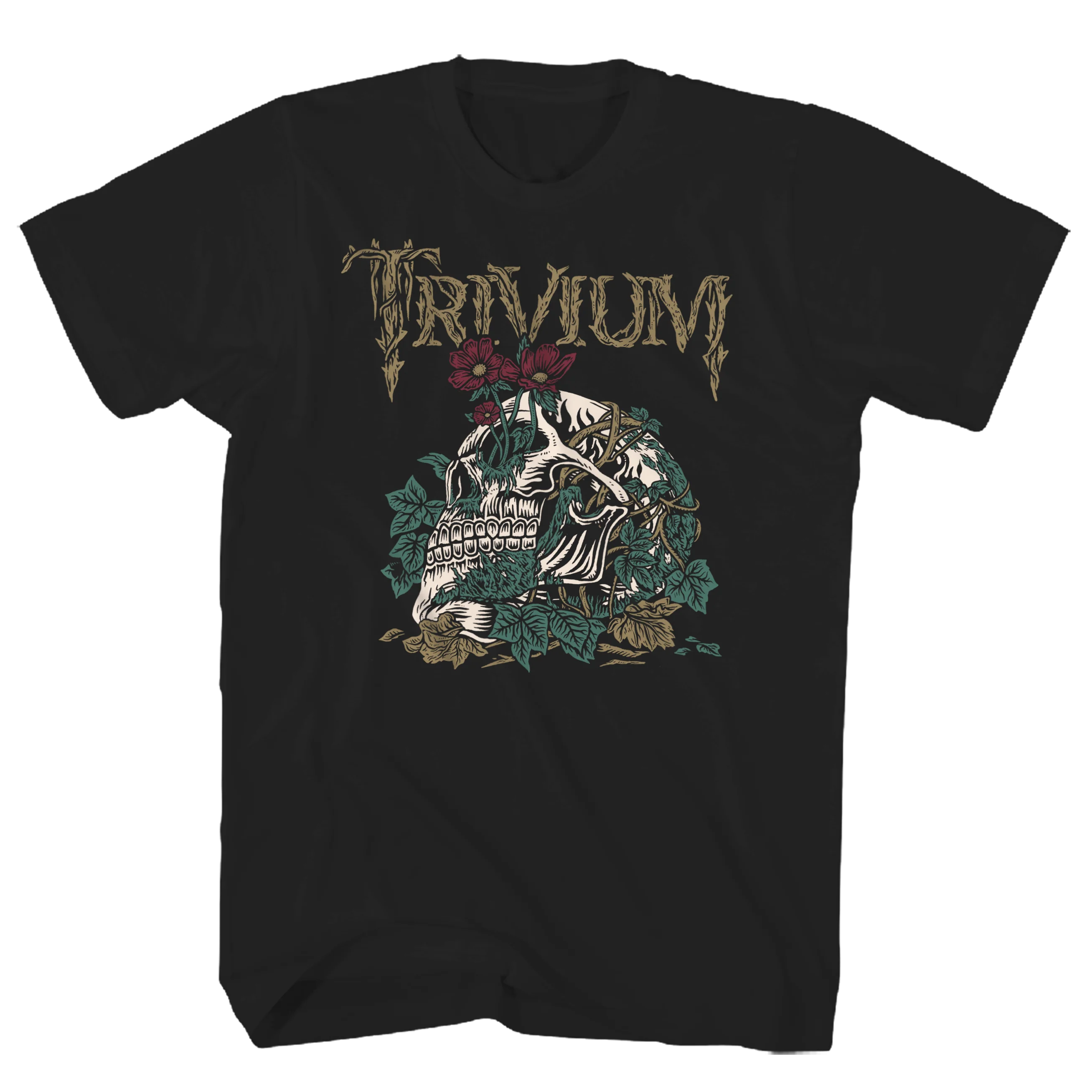 TRIVIUM SKELETON HEAD BLACK TEE