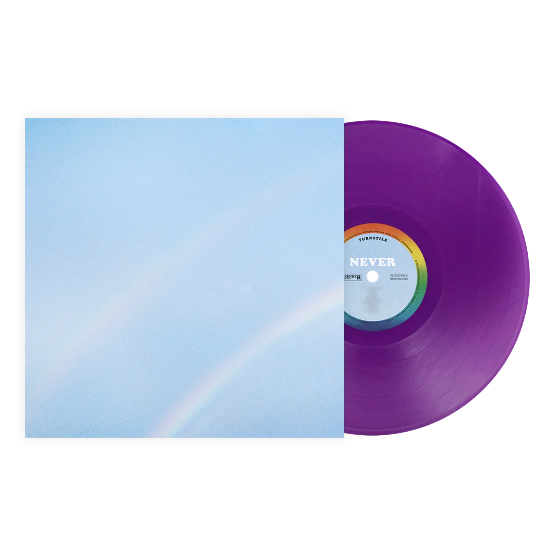 TURNSTILE 'NEVER ENOUGH' LP (Periwinkle Vinyl) - Image 3