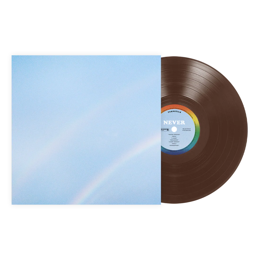 TURNSTILE ‘NEVER ENOUGH’ LP (Limited Edition – Only 1000 Made, Chocolate Brown Vinyl)