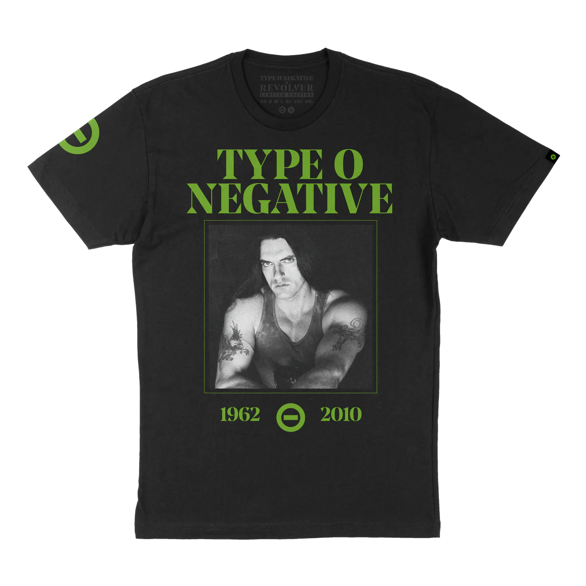 REVOLVER x TYPE O NEGATIVE PETER STEELE TRIBUTE LIMITED-EDITION NUMBERED T-SHIRT
