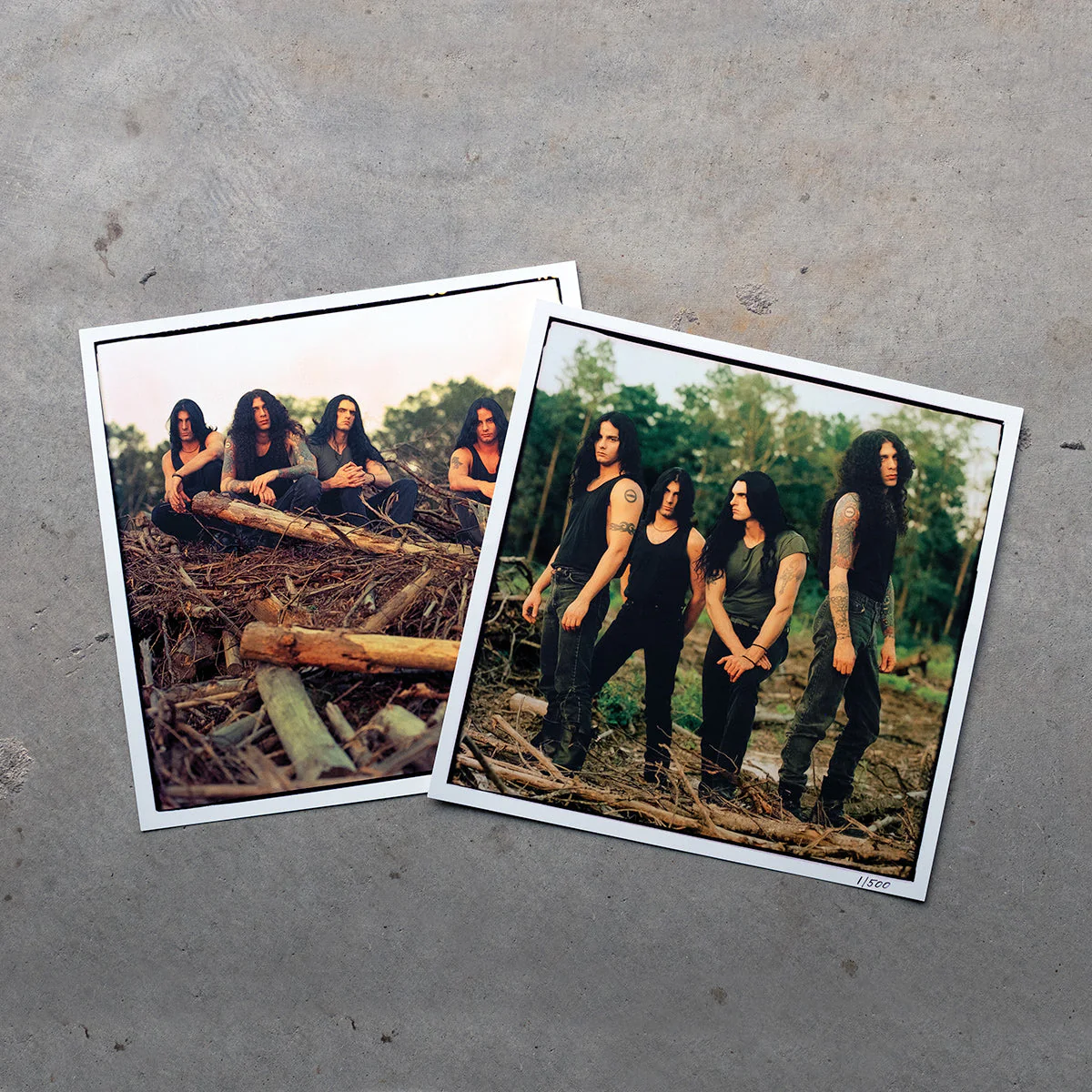 TYPE O NEGATIVE DIGITAL 12X12 PHOTO PRINT SET W/ SPECIAL TEXTURE PRINTING (SERIES 1)
