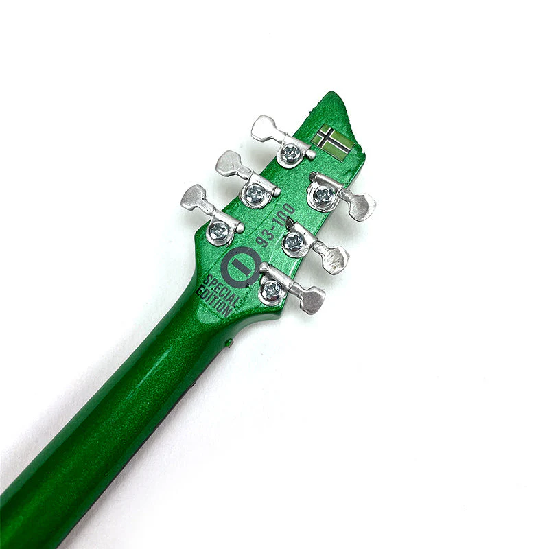 TYPE O NEGATIVE - KENNY HICKEY- MINI GUITAR (Green) – SPECIAL EDITION (Only 100 Made) - Image 3