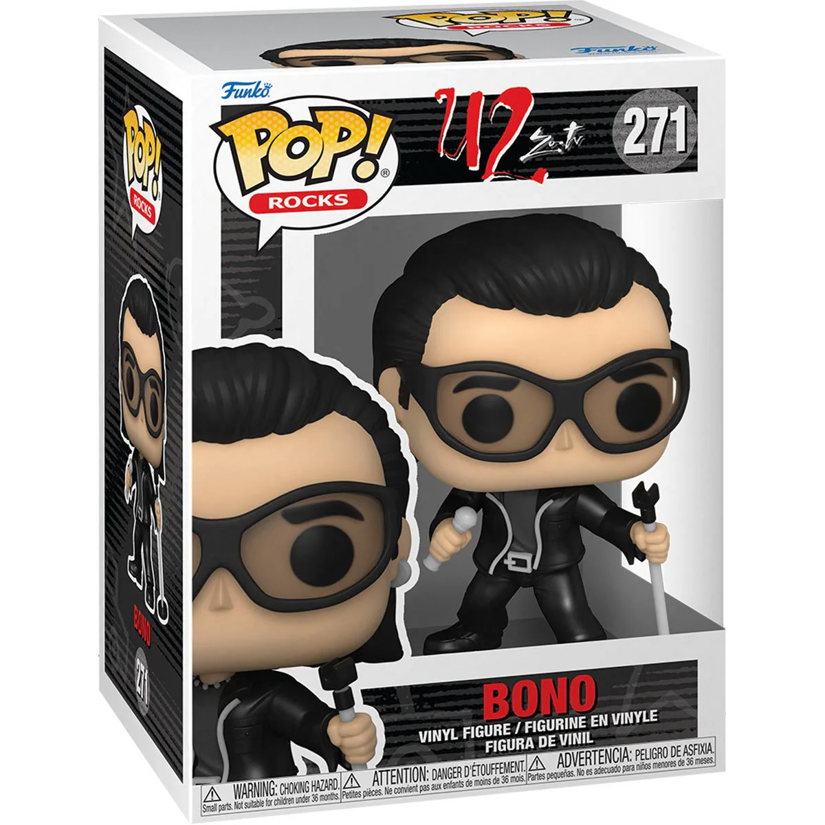 U2 ZOO TV BONO FUNKO POP! ROCKS FIGURE - Image 2