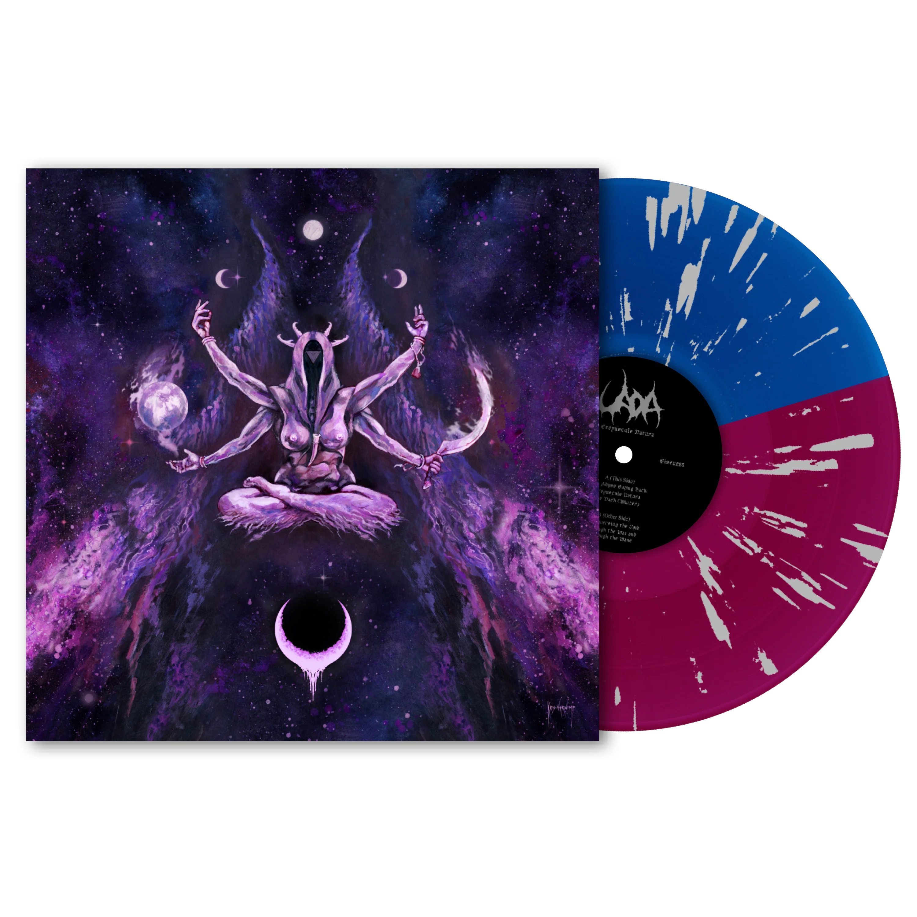 UADA ‘CREPUSCULE NATURA’ LP - EXCLUSIVE - LTD. 200 - TRANSPARENT BLUE/TRANSPARENT PURPLE/GREY/SPLATTER