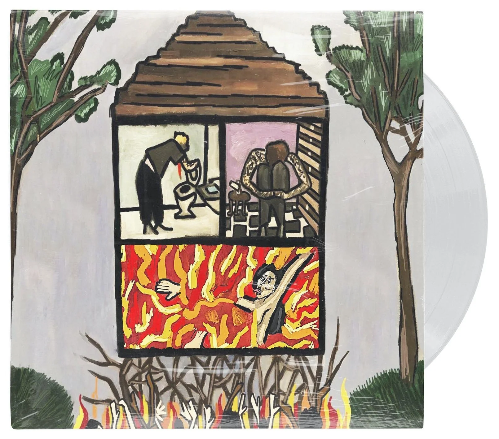 $UICIDEBOY$ 'LONG TERM EFFECTS OF SUFFERING' LP - EXCLUSIVE - LTD. 750 - ULTRA CLEAR - Image 3
