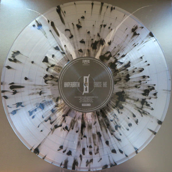 UNDEROATH ‘ERASE ME‘ LP - LTD. - CLEAR/BLACK/SPLATTER - Image 3