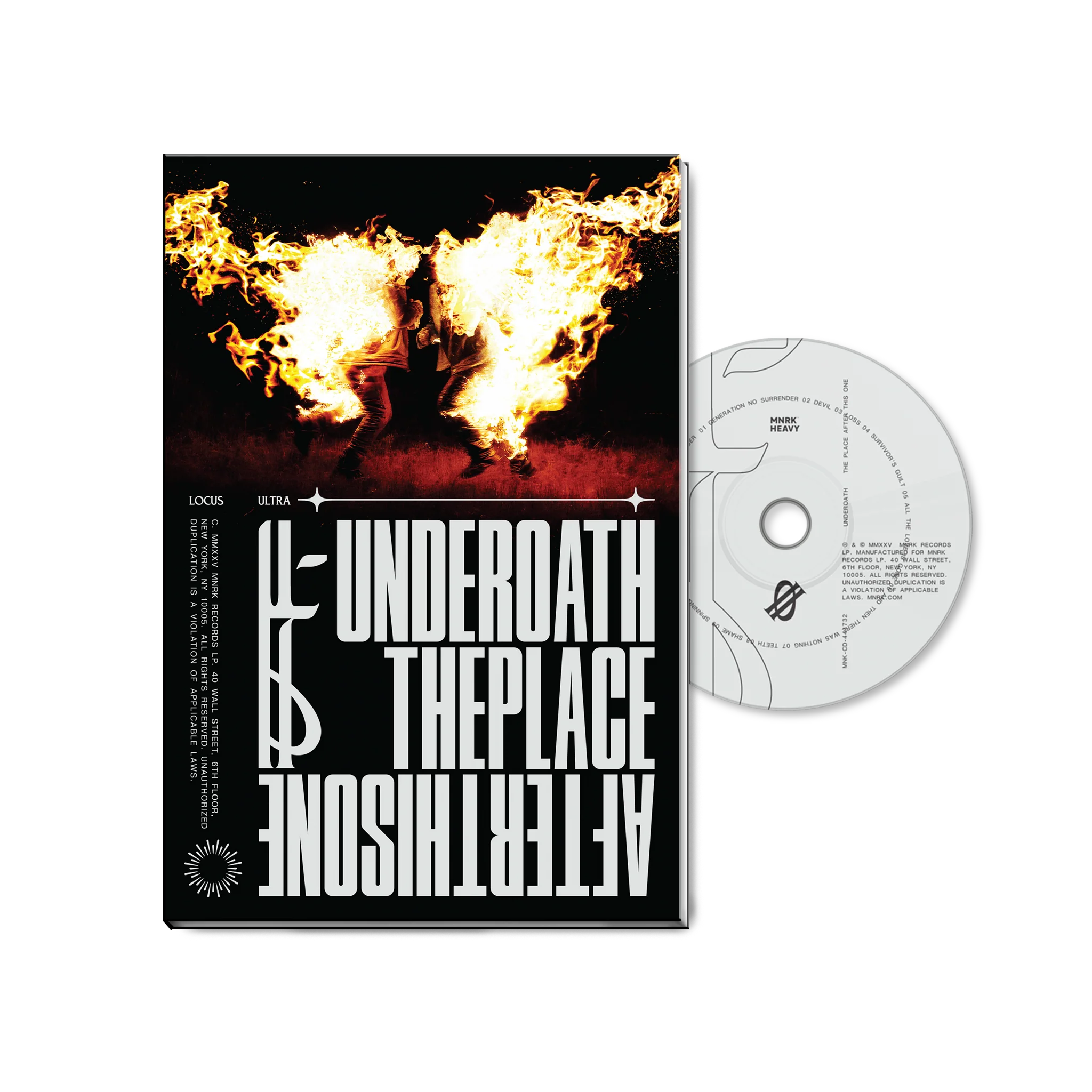 UNDEROATH 'THE PLACE AFTER THIS ONE' CD + ZINE