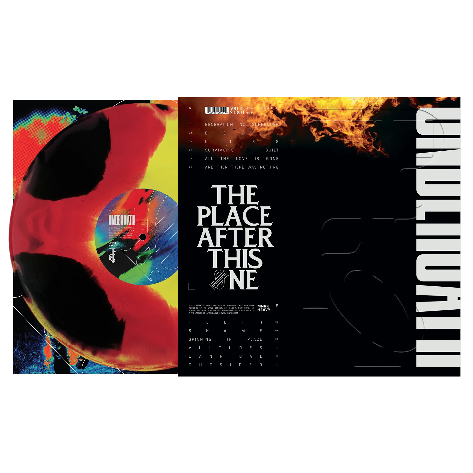 UNDEROATH 'THE PLACE AFTER THIS ONE' LP (Deluxe Thermo Vinyl) - Image 5