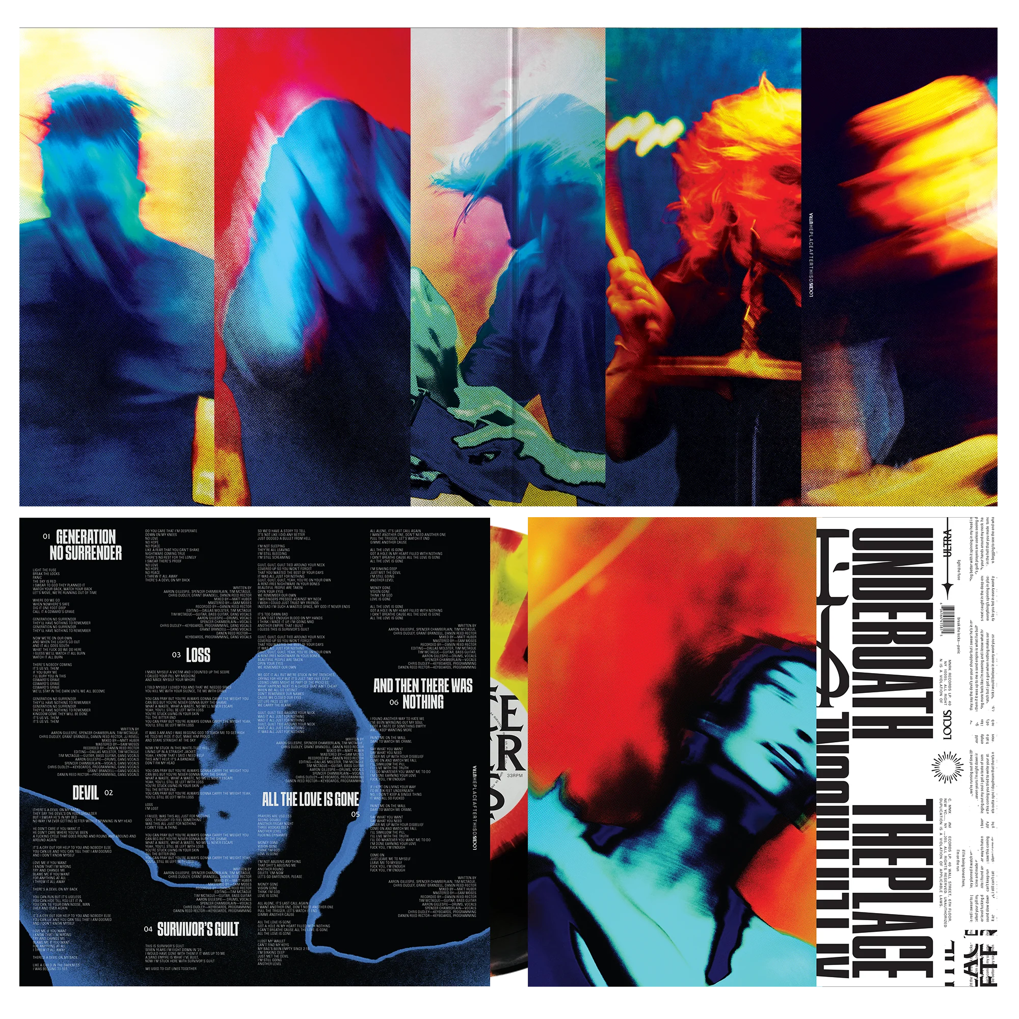 UNDEROATH 'THE PLACE AFTER THIS ONE' LP (Deluxe Thermo Vinyl) - Image 6