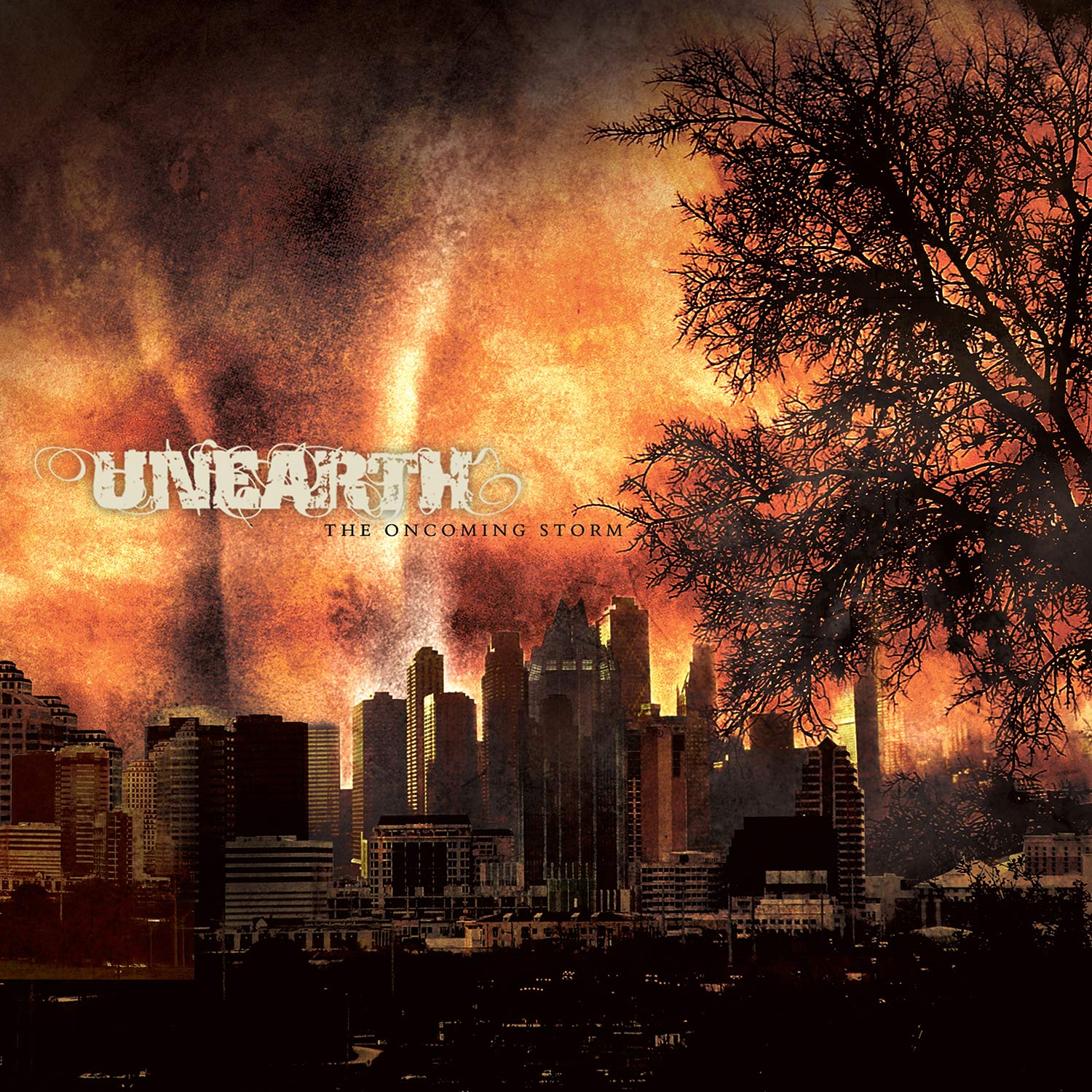 UNEARTH 'ONCOMING STORM' LP - GOLD/BLACK - Image 2