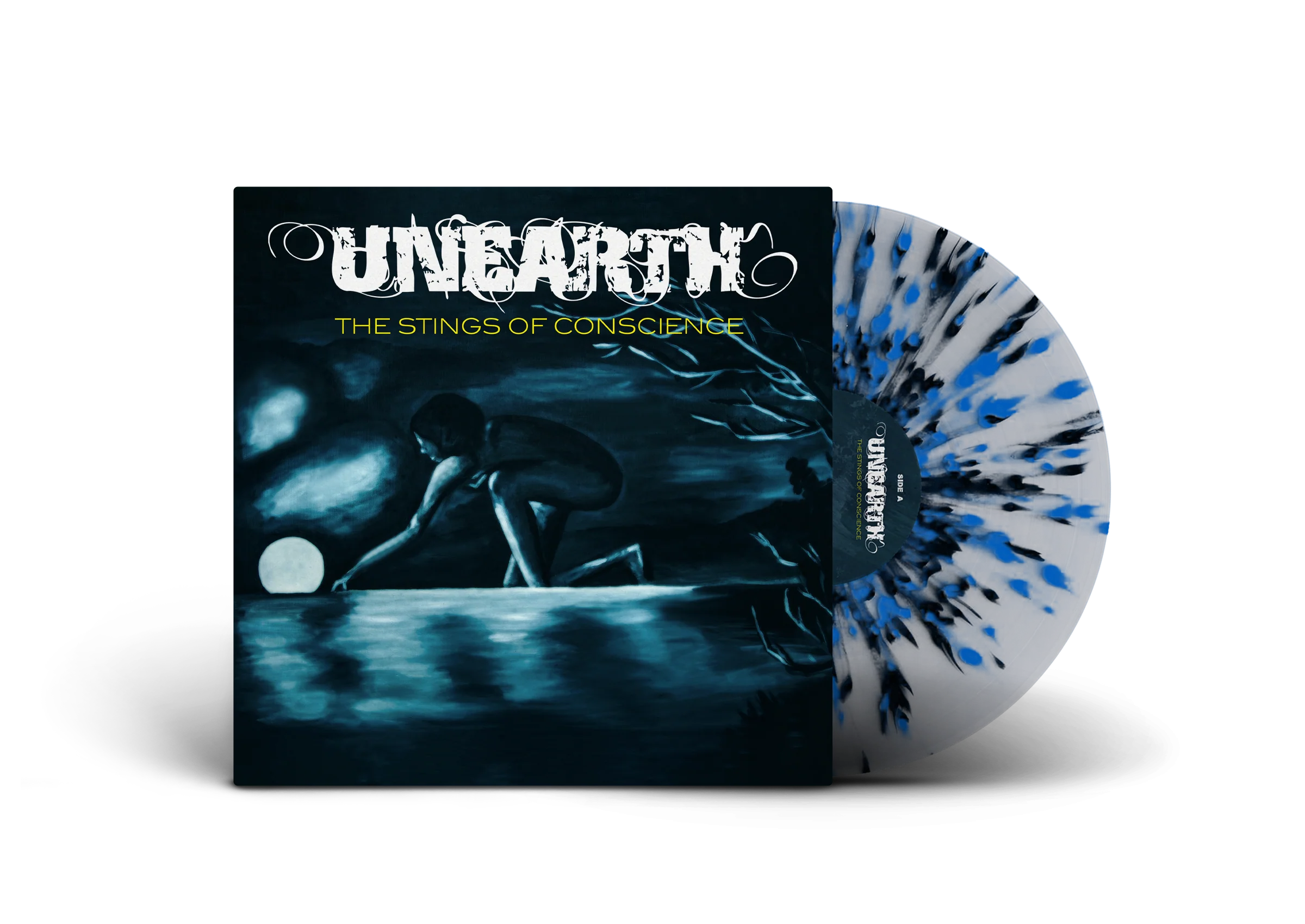 UNEARTH 'THE STINGS OF CONSCIENCE' LP - EXCLUSIVE - LTD. 300 - MILKY CLEAR/BLACK/SKY BLUE/SPLATTER