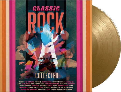 VARIOUS ARTISTS 'CLASSIC ROCK COLLECTED' 2LP - GOLD