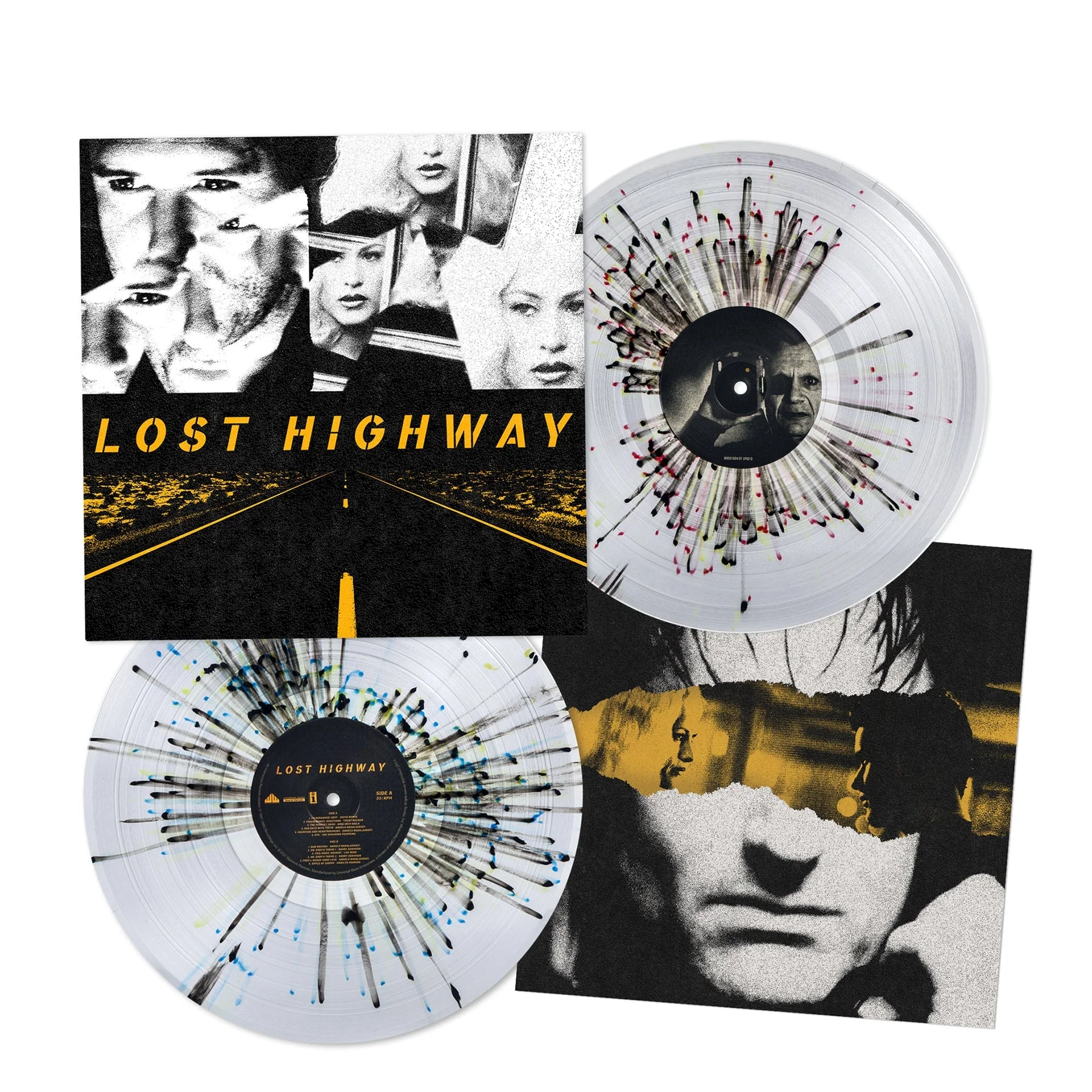 'LOST HIGHWAY' MOTION PICTURE SOUNDTRACK 2LP - COLOR/SPLATTER - Image 3