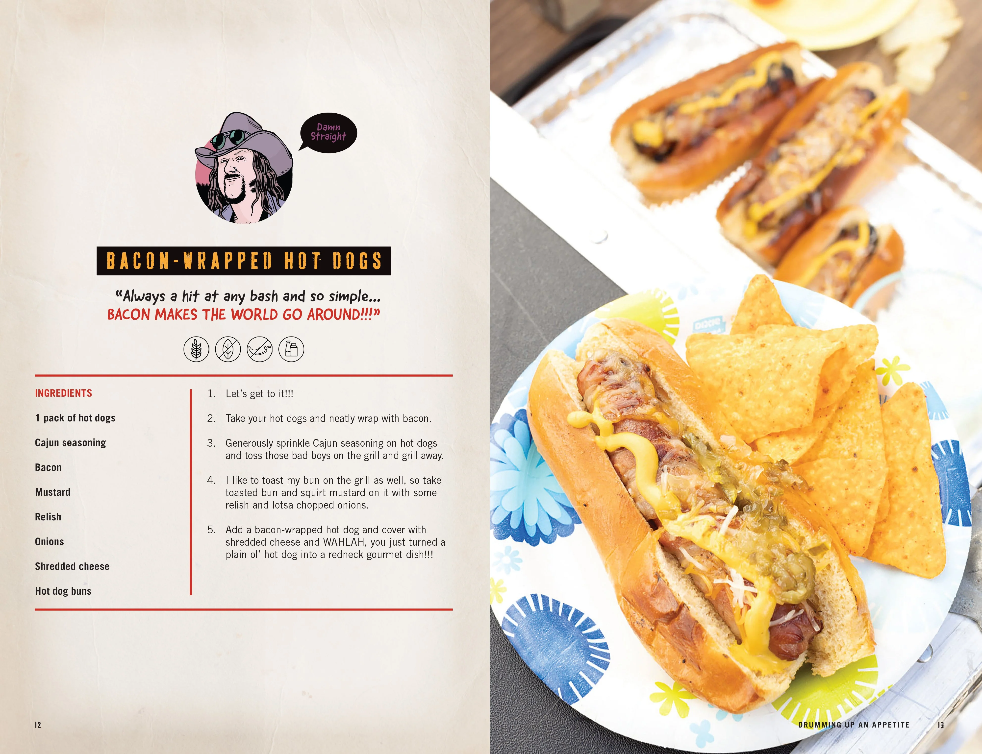 VINNIE PAUL 'DRUMMING UP AN APPETITE' BOOK - Image 2