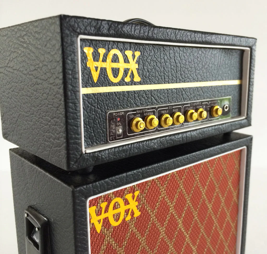 VINTAGE ENGLAND STYLE MINI AMP STACK WITH HEAD - Image 2