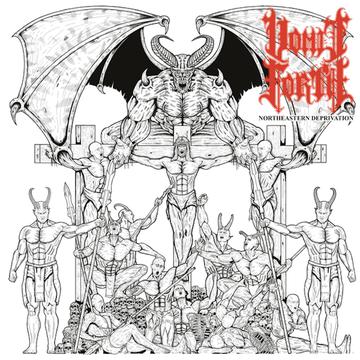 VOMIT FORTH 'NORTHEASTERN DEPRIVATION' LP - REISSUE - TRANSPARENT BLUE - Image 2
