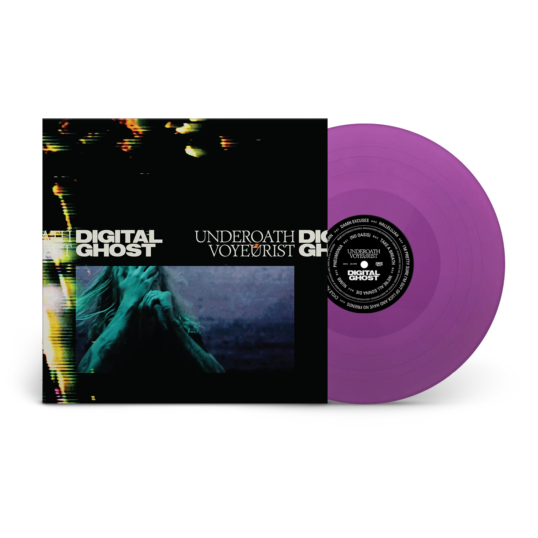 UNDEROATH 'VOYEURIST: DIGITAL GHOST'LP (Orchid Vinyl)